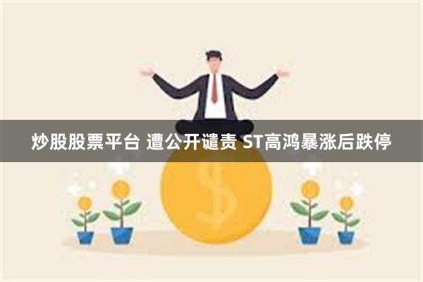 炒股股票平台 遭公开谴责 ST高鸿暴涨后跌停