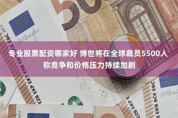 专业股票配资哪家好 博世将在全球裁员5500人 称竞争和价格压力持续加剧